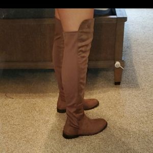 1 flat over the knee boot